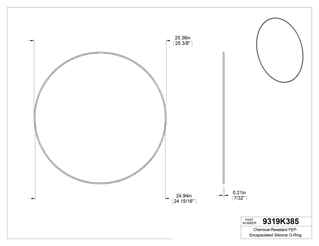 Technical drawing - 9319K385
